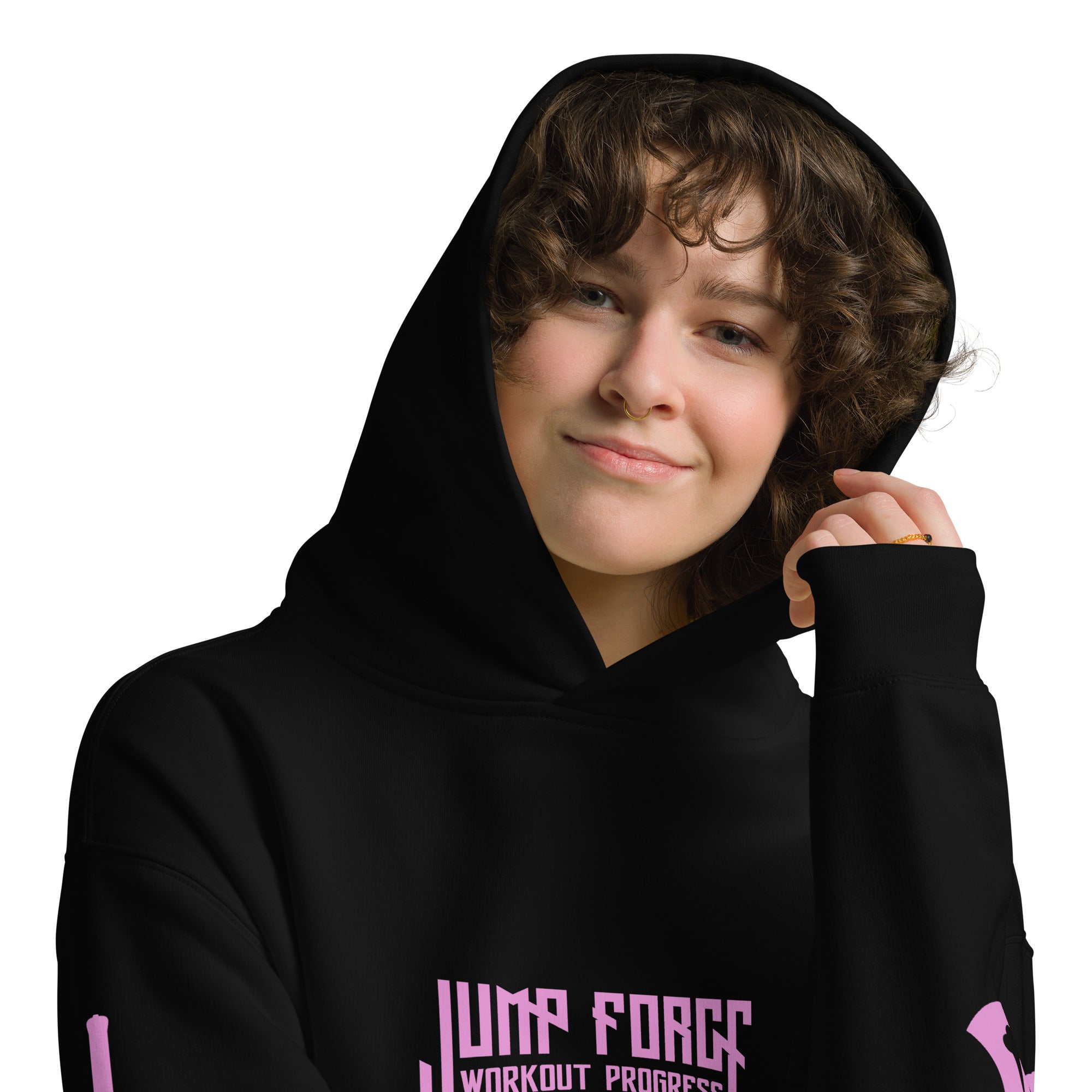 Sweat à capuche oversize unisexe « BIA » - Workout_progress