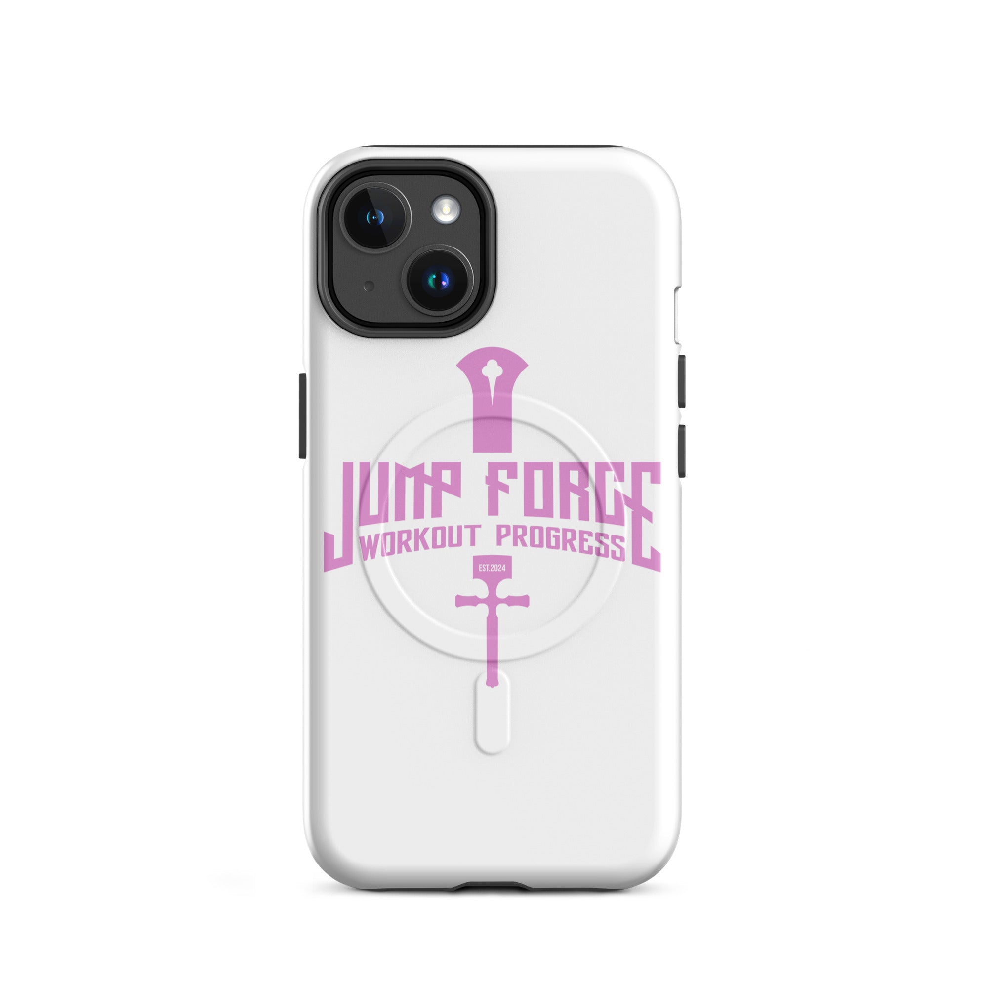 Coque solide pour iPhone® avec MagSafe® « workoutprogress » - Workout_progress