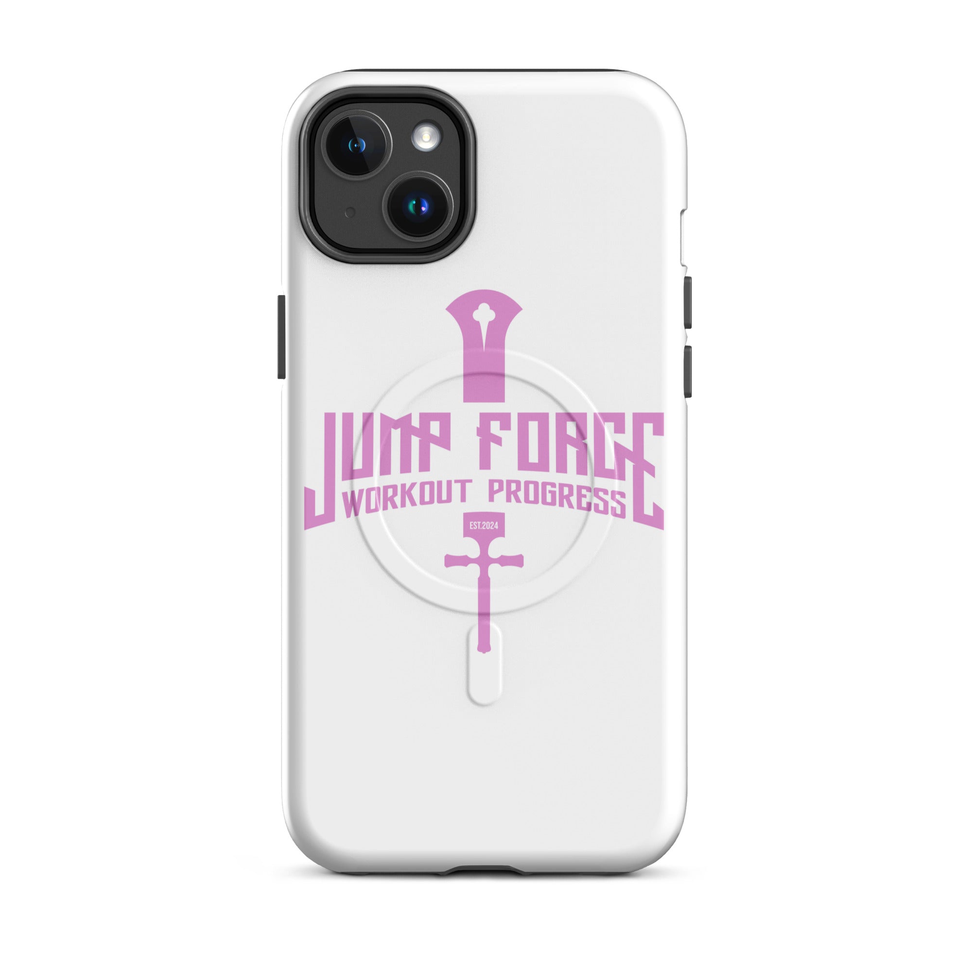 Coque solide pour iPhone® avec MagSafe® « workoutprogress » - Workout_progress