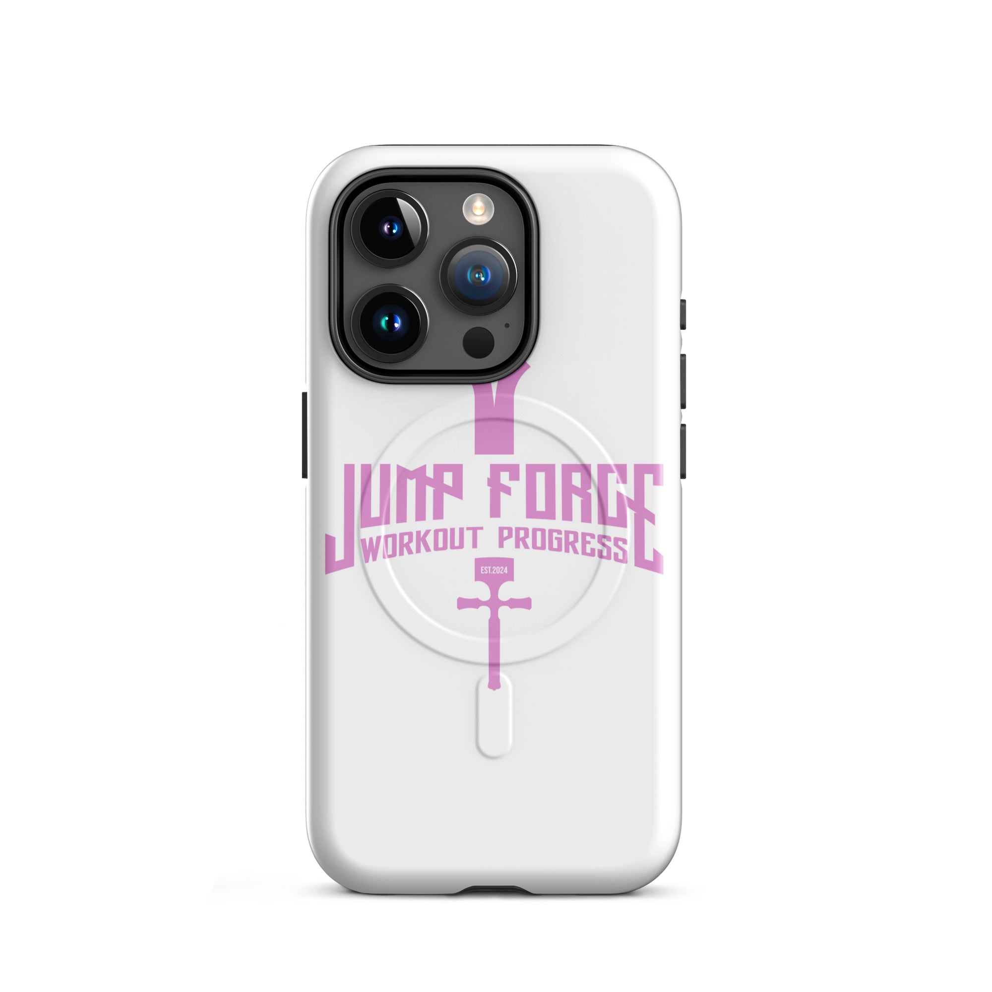 Coque solide pour iPhone® avec MagSafe® « workoutprogress » - Workout_progress