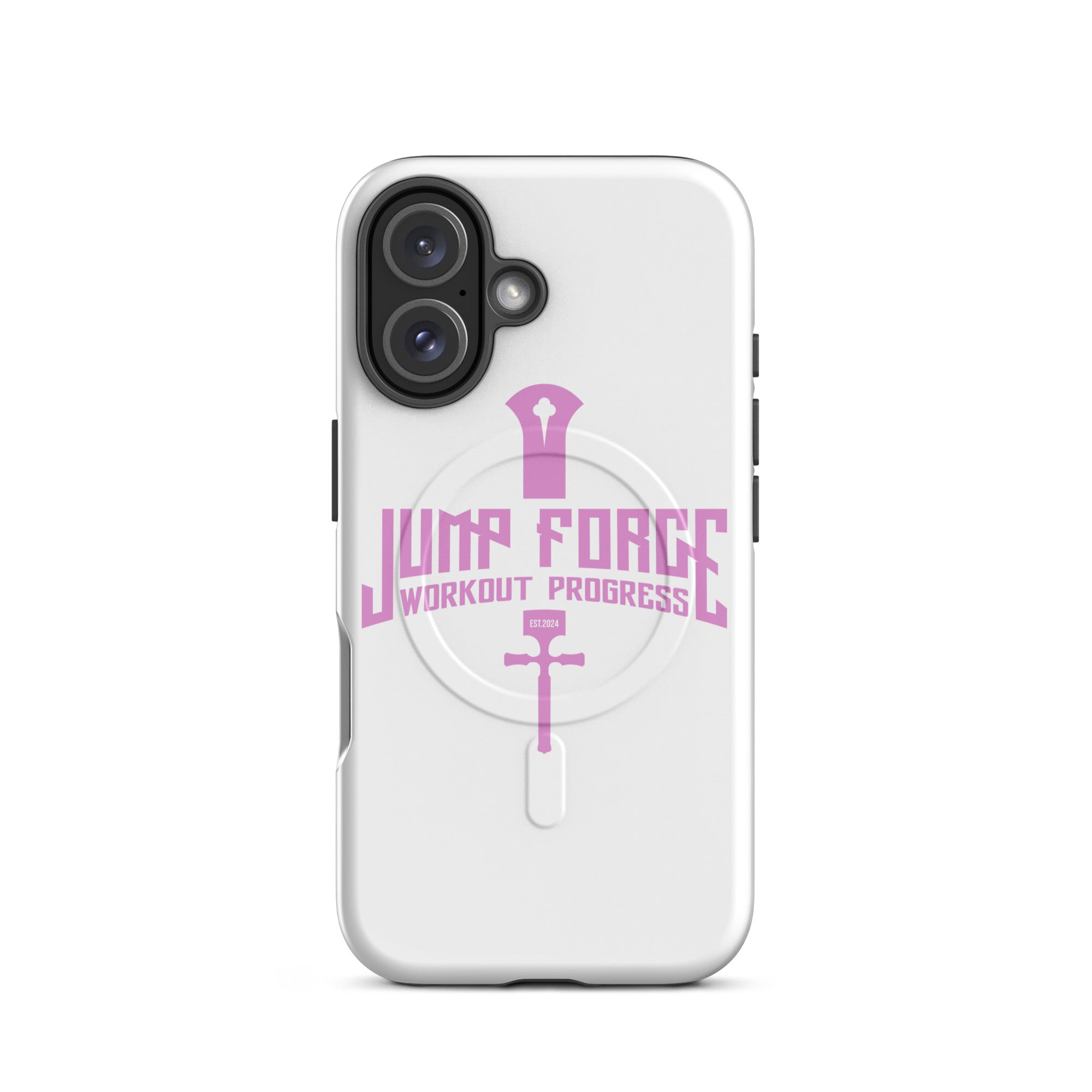 Coque solide pour iPhone® avec MagSafe® « workoutprogress » - Workout_progress