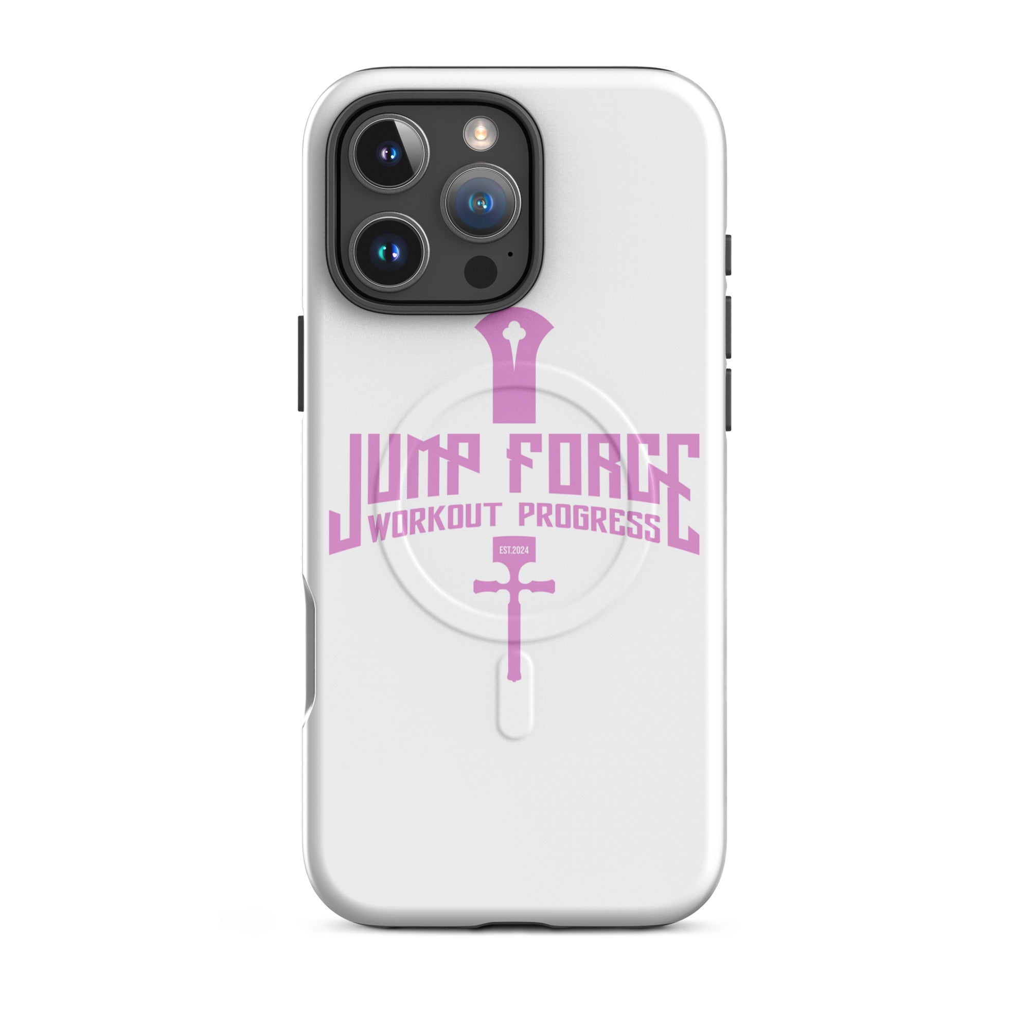 Coque solide pour iPhone® avec MagSafe® « workoutprogress » - Workout_progress